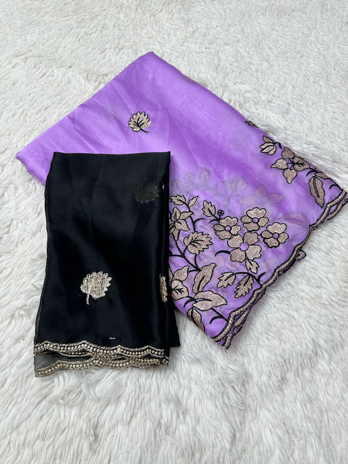 Rangoli silk heavy work saree