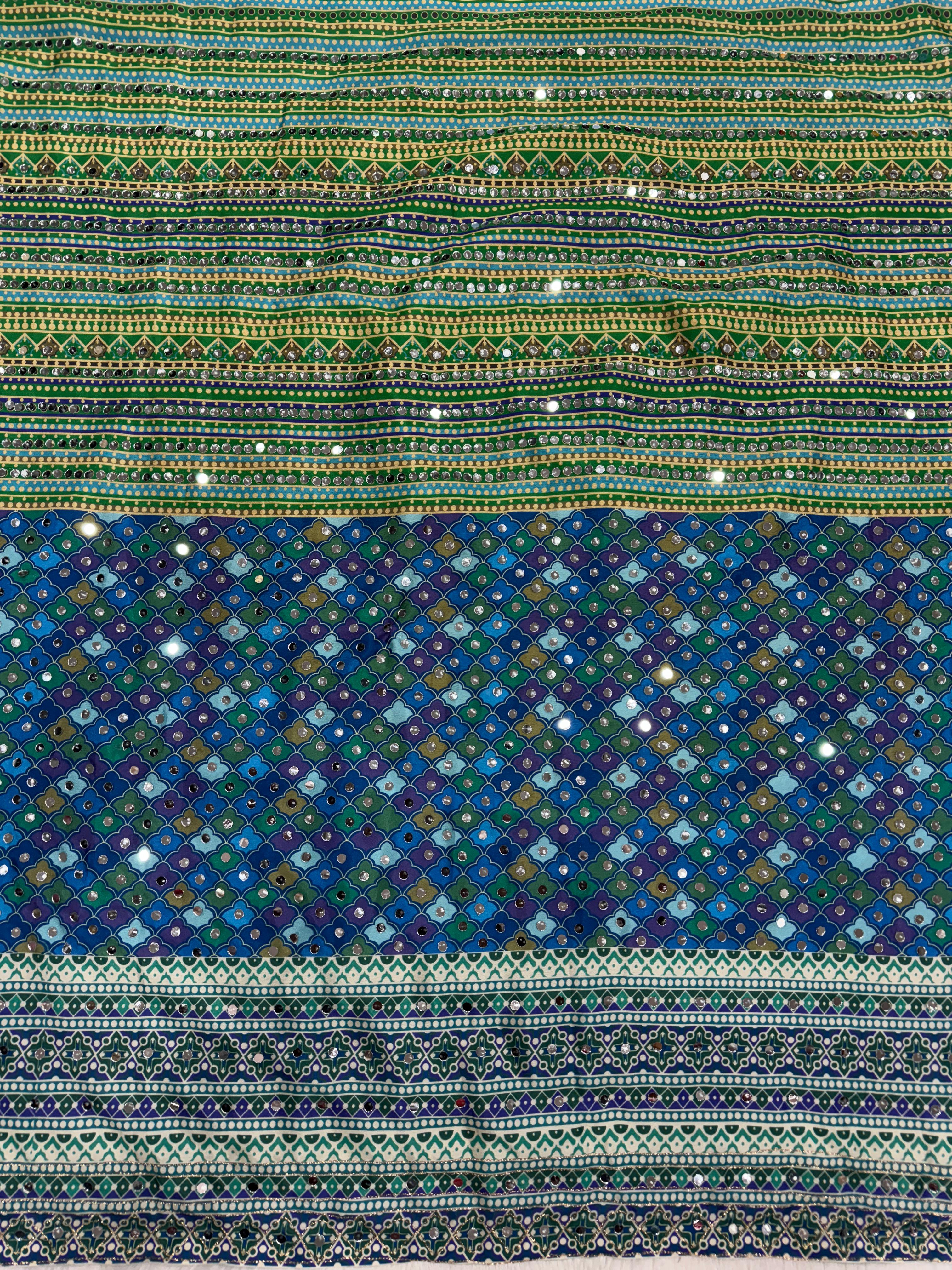 Premium Laya celeb inspired ajrak saree
