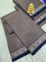 Narayanpeta samantha inspired checks saree