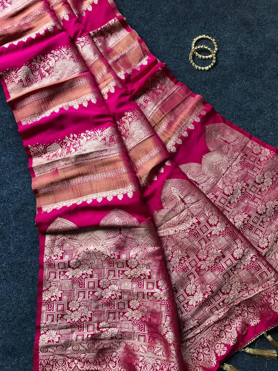 Kaddi viscose tissue saree