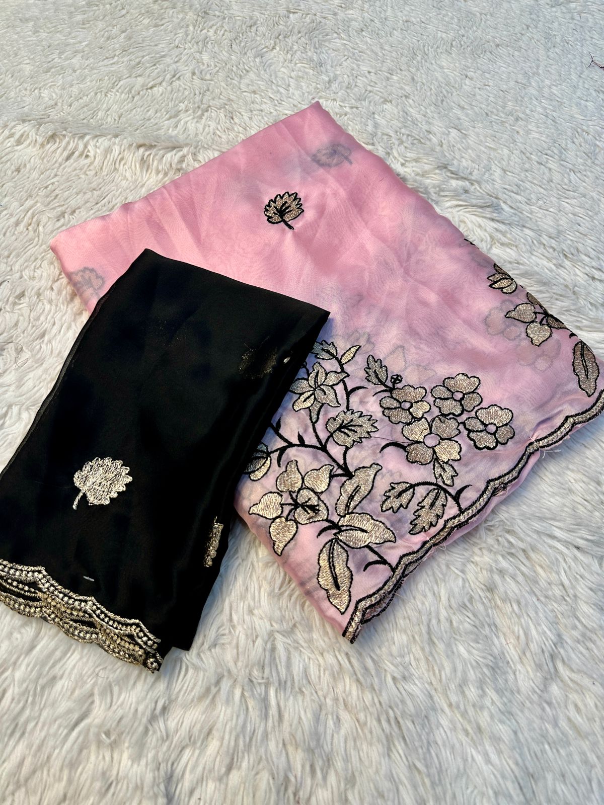 Rangoli silk heavy work saree