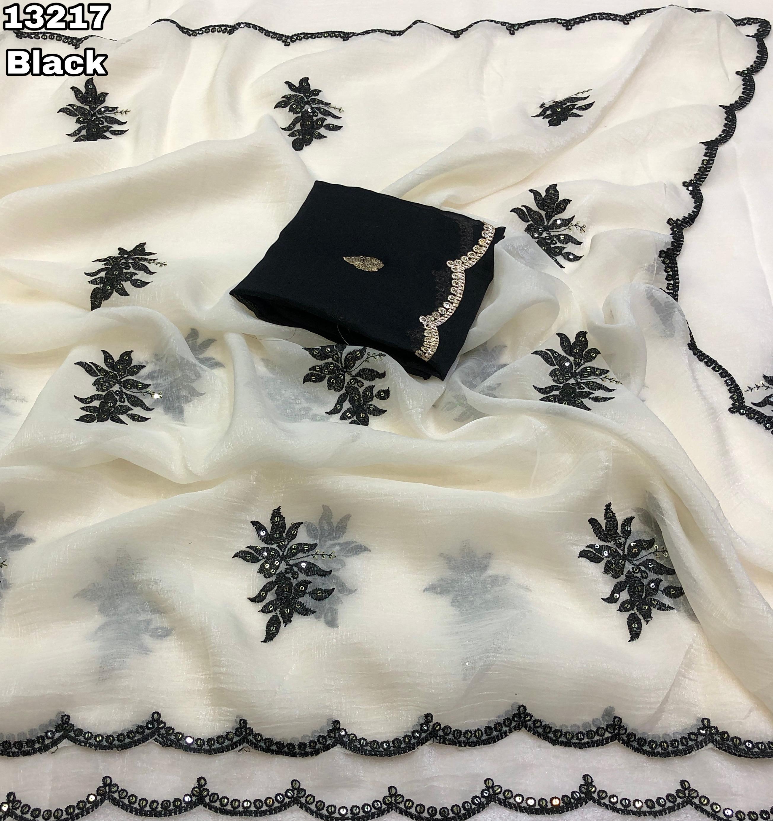 Rangoli silk saree embroidery buttis
