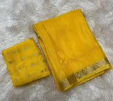 Viscose chinnon soft saree