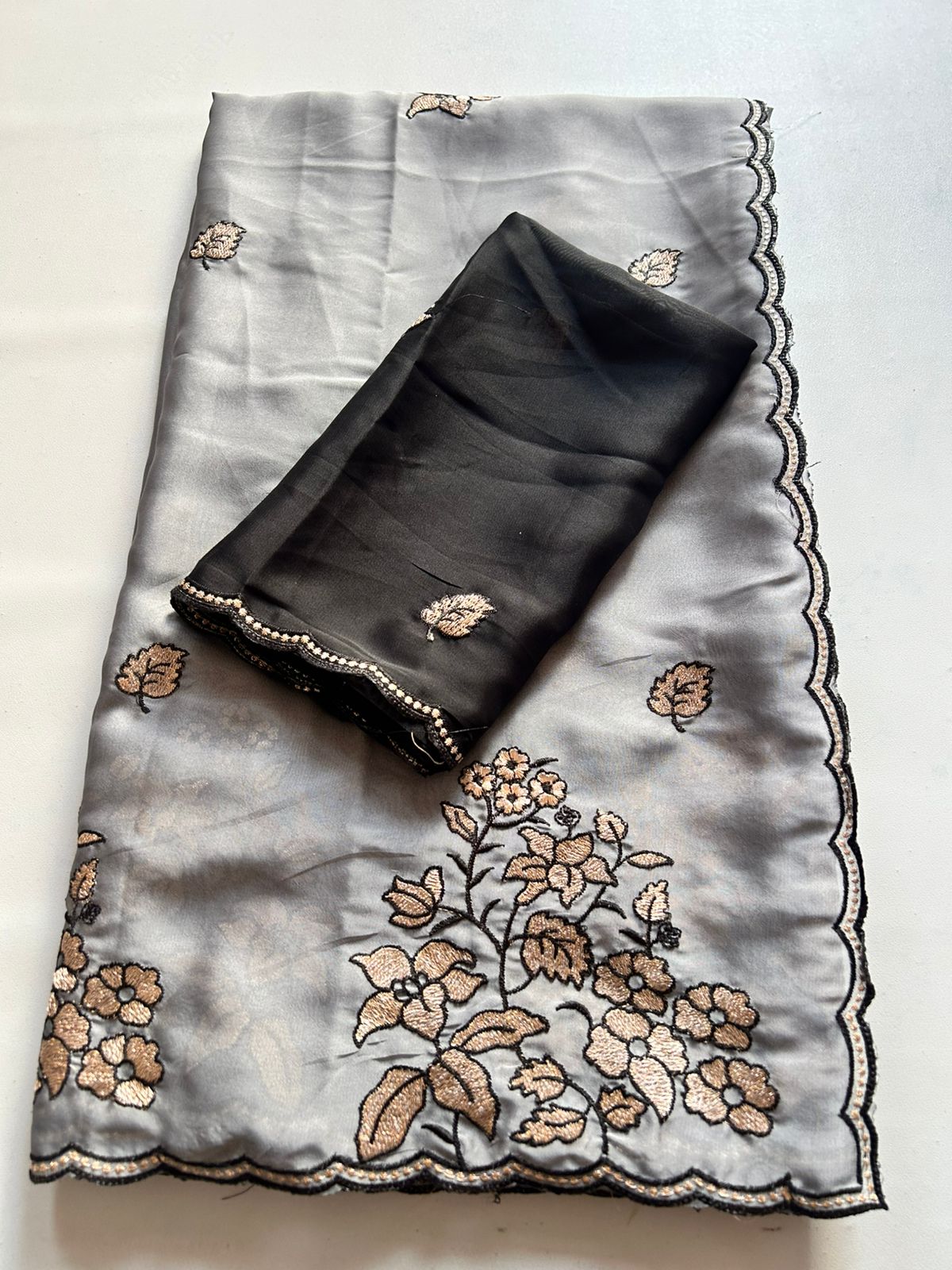 Rangoli silk heavy work saree