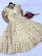 Pure cotton maxi dress