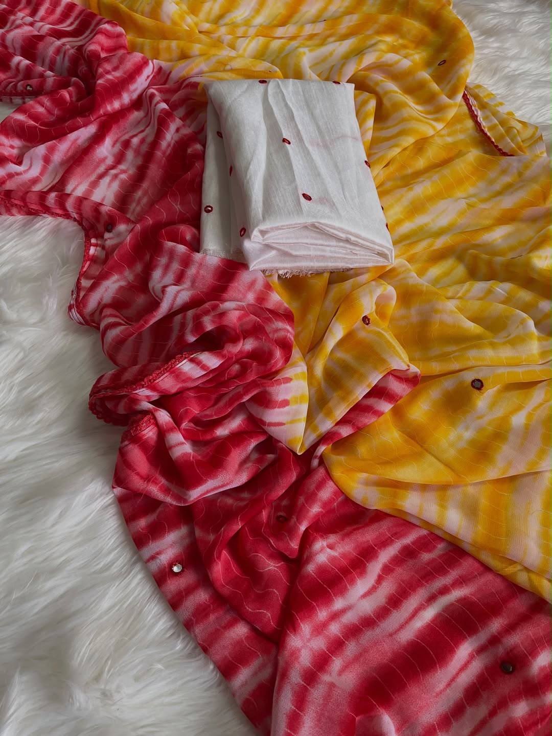 Pure butter georgette saree