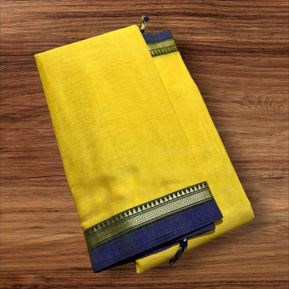 Narayanpeta Mercerised Cotton temple boarder