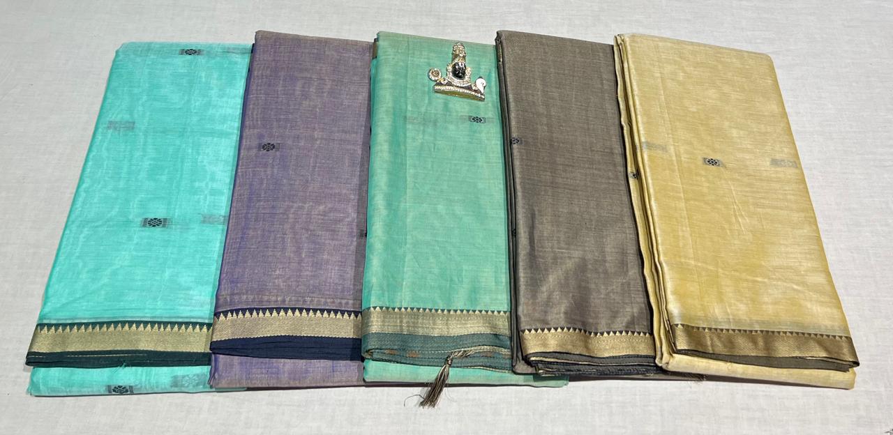 Narayanpeta Buttis temple boarder saree