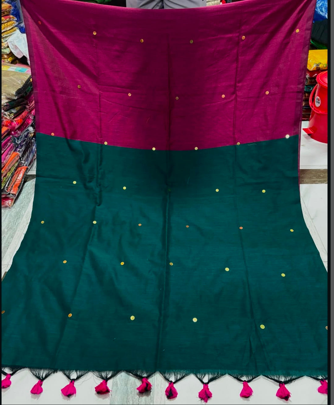 Khadi cotton saree