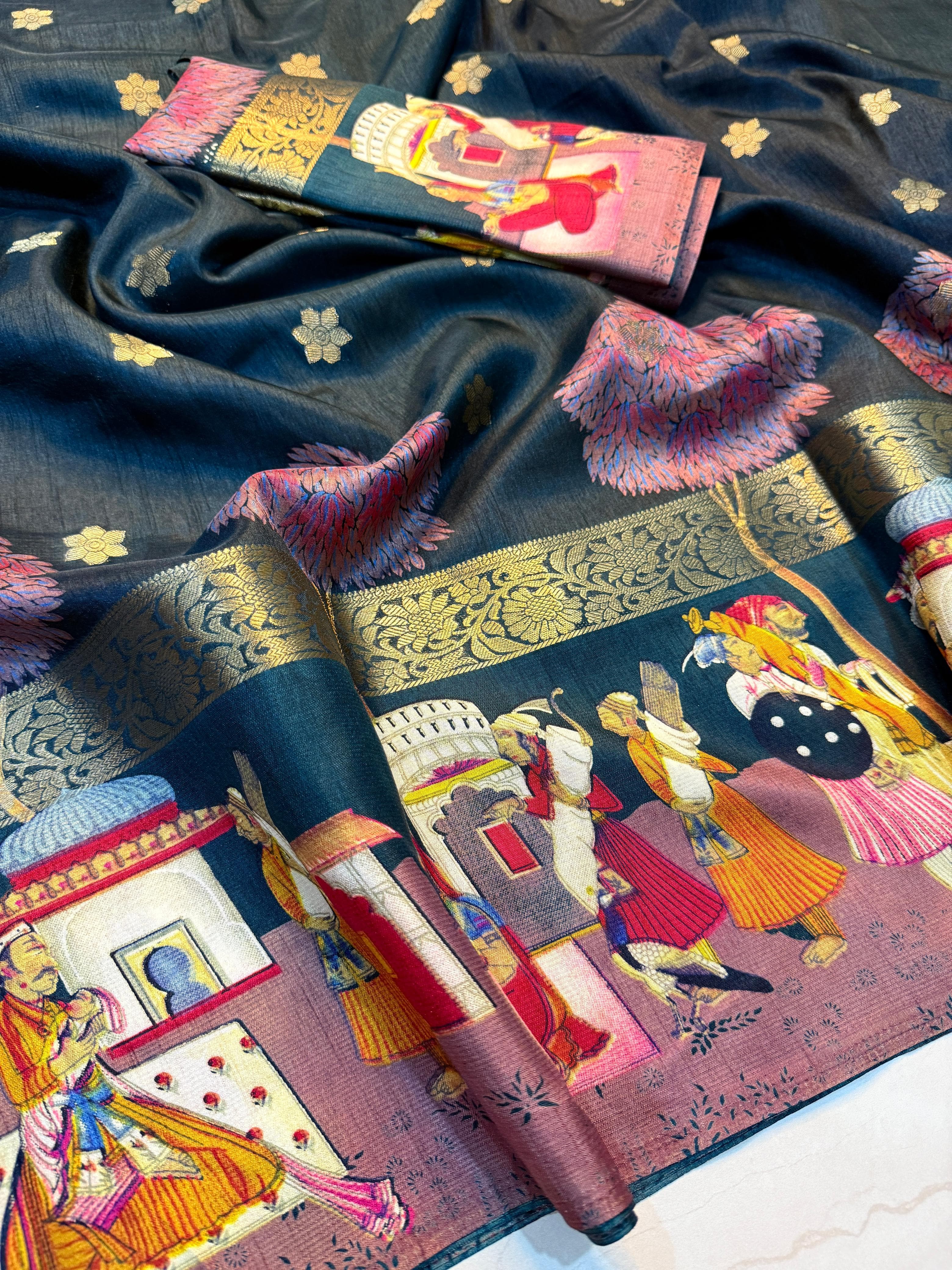 Soft premium dola silk saree