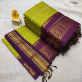 Kalyani pattu cotton checks saree