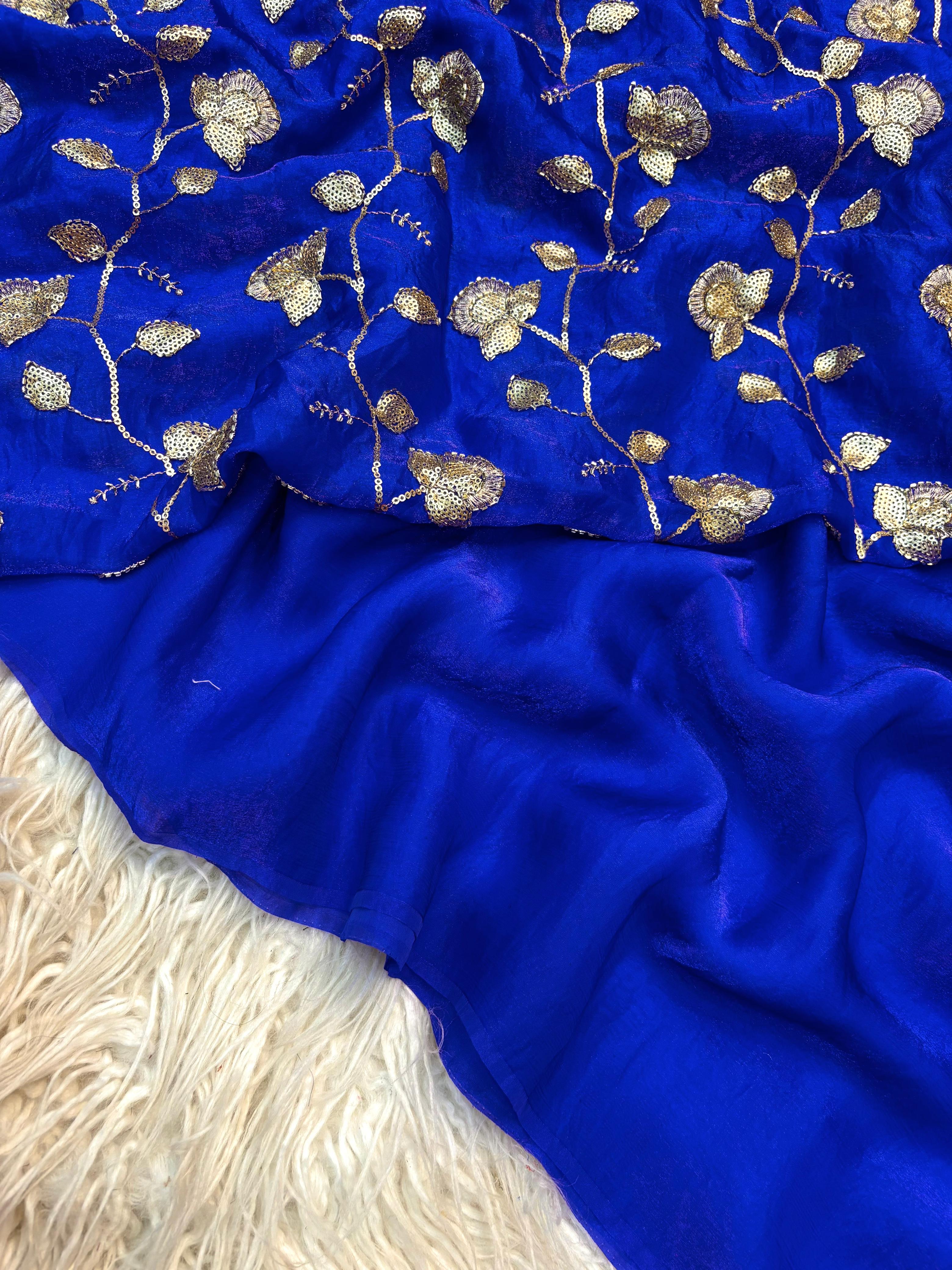 Space Silk party wear saree