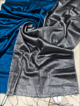 Raga mul tissue cotton dual shade saree