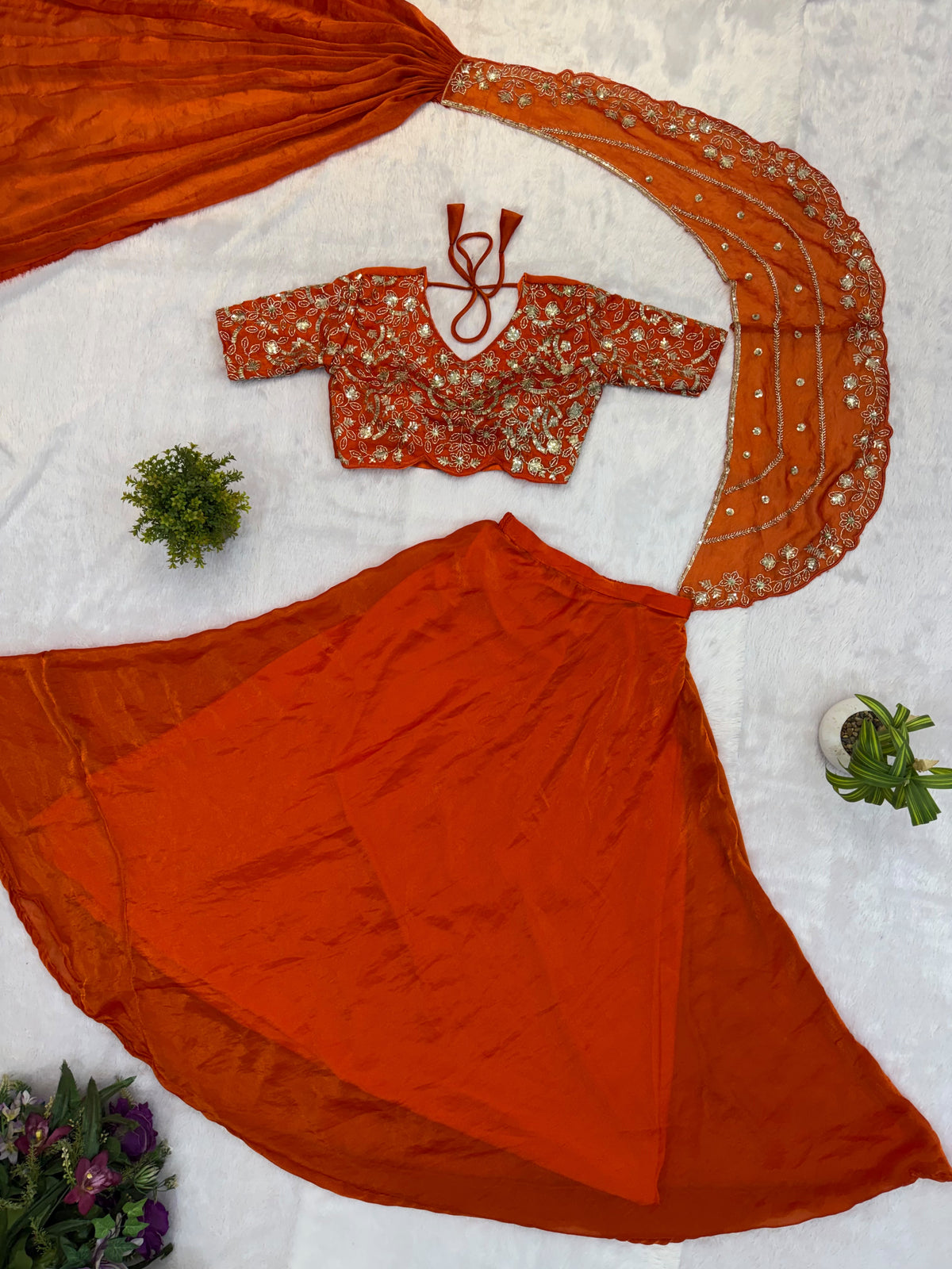 Ready to wear one minute lehanga set