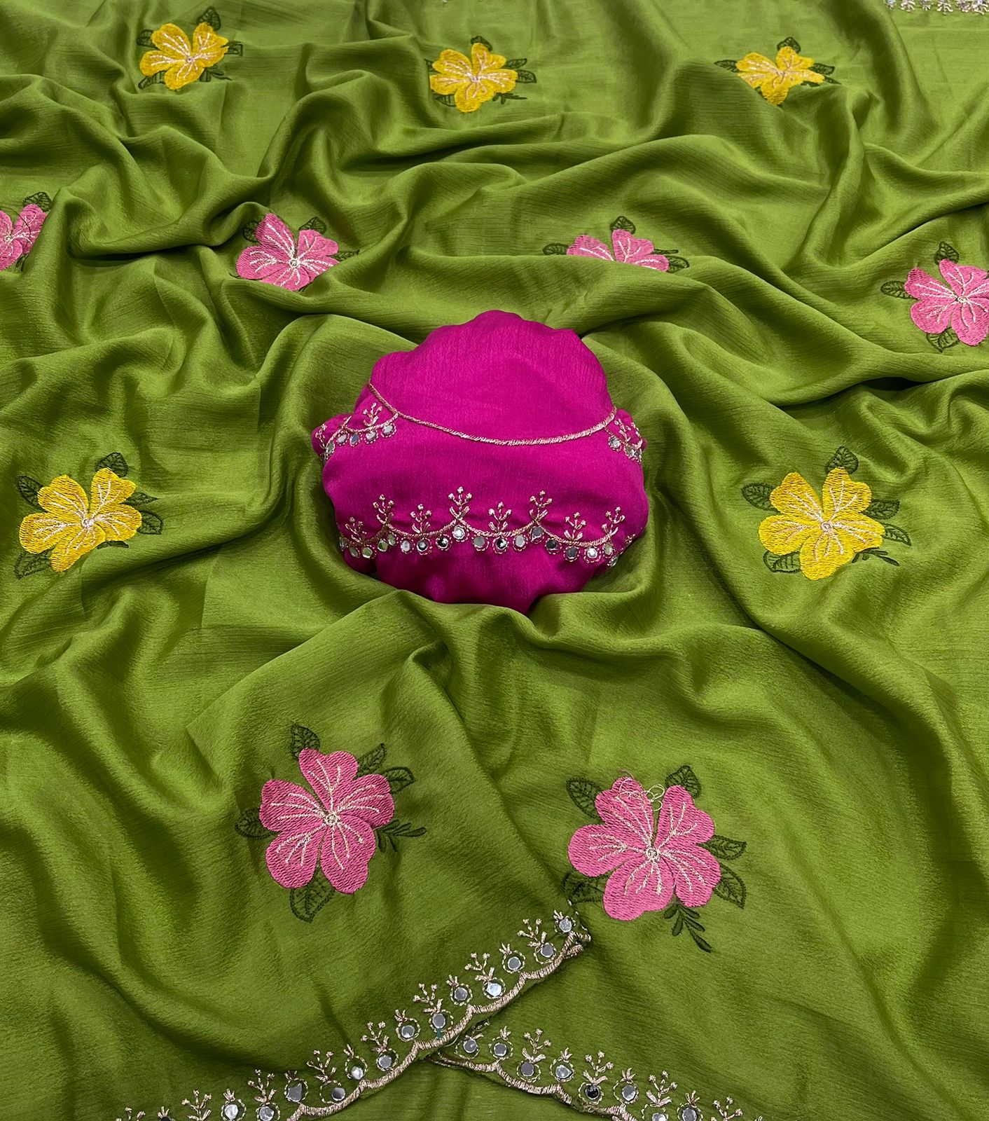 Soft rangoli silk saree