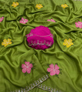 Soft rangoli silk saree