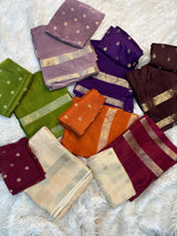 Royal mysore silk gap boarder saree