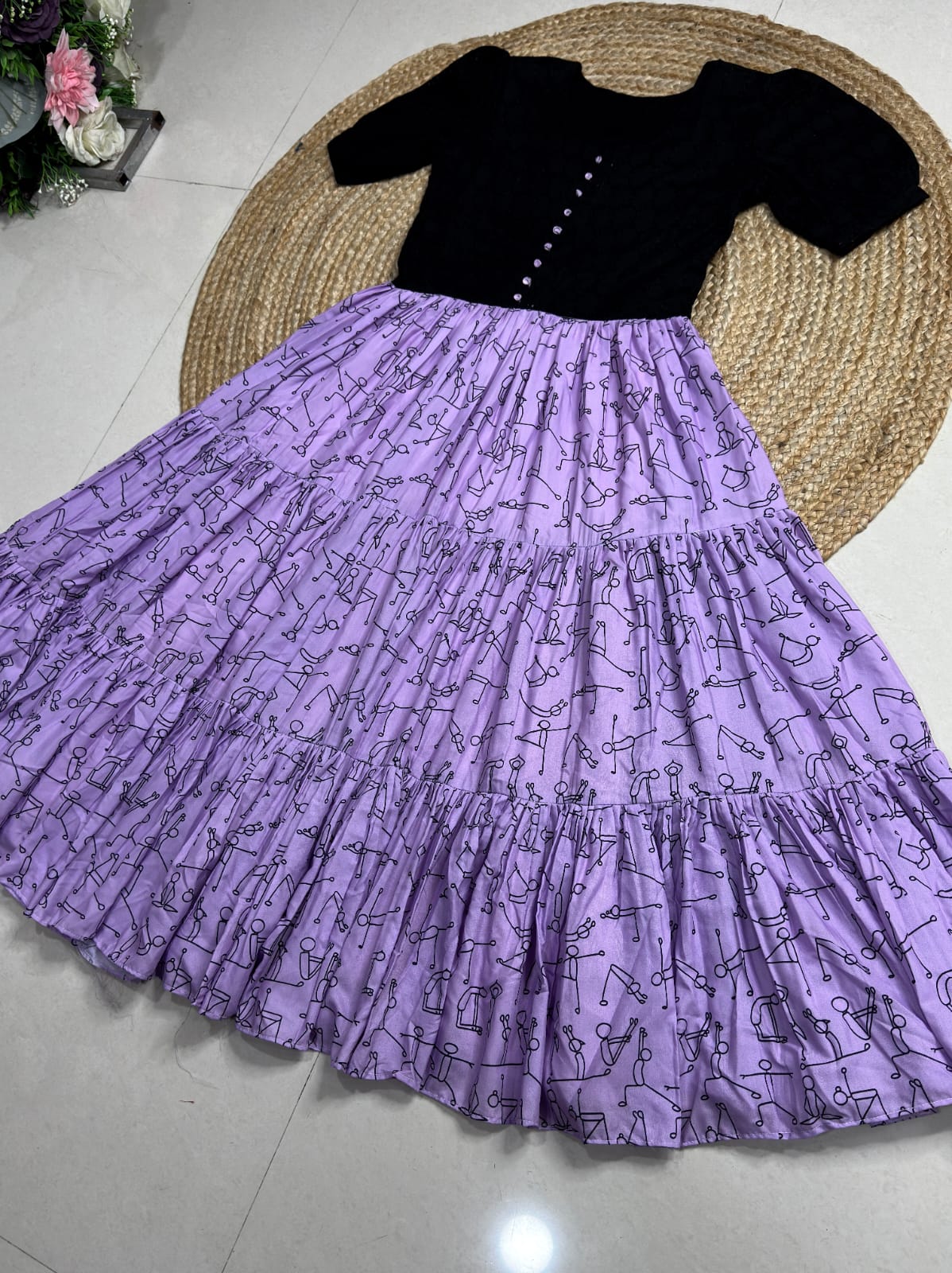 Hakuba muslin maxi frocks