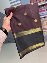 Banarasi mashroom soft silk pattu saree