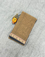 Narayanpeta Mercerised Cotton elephant small boarder saree