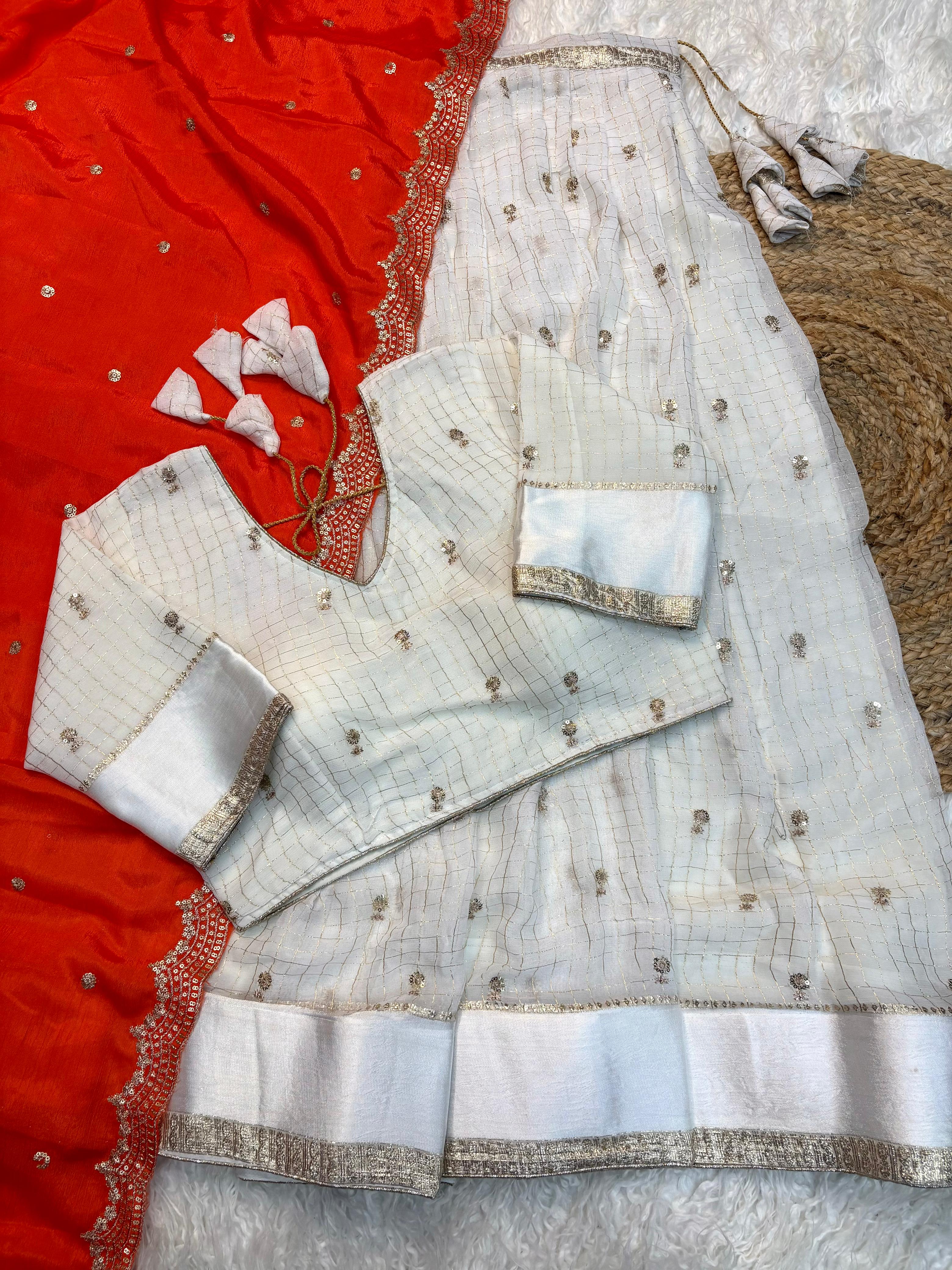 Surabhi fully stitched lehanga choli/ halfsaree