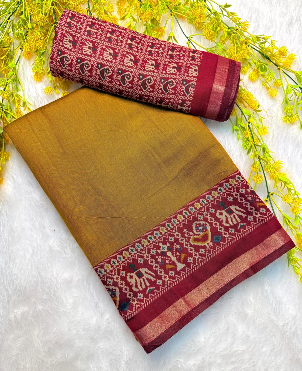 Mul Chinnon patola saree