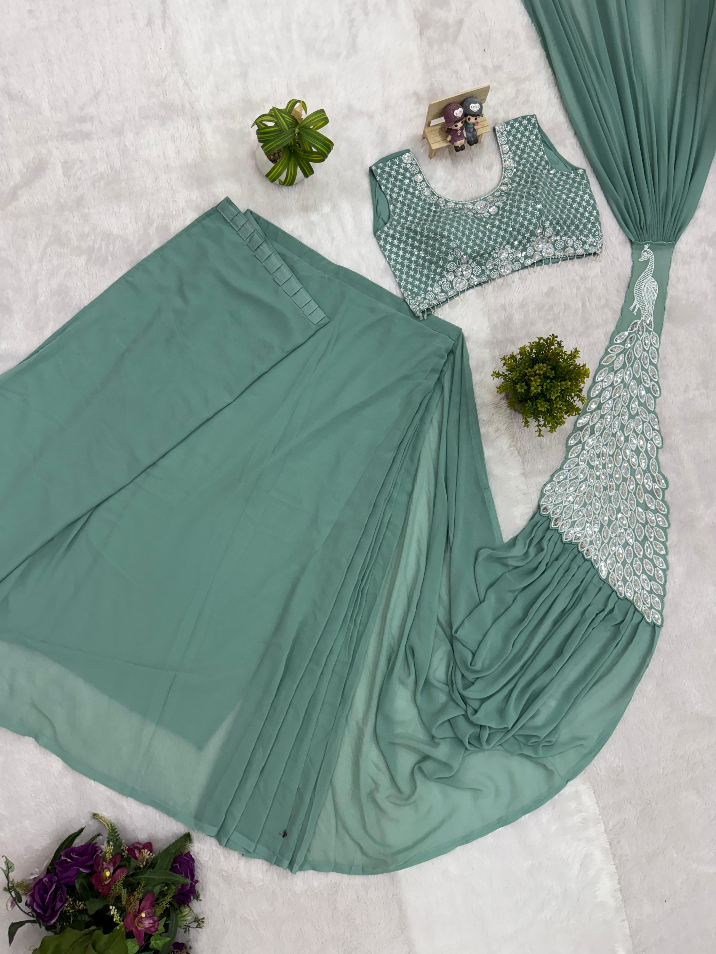 Designer Ready to wear saree