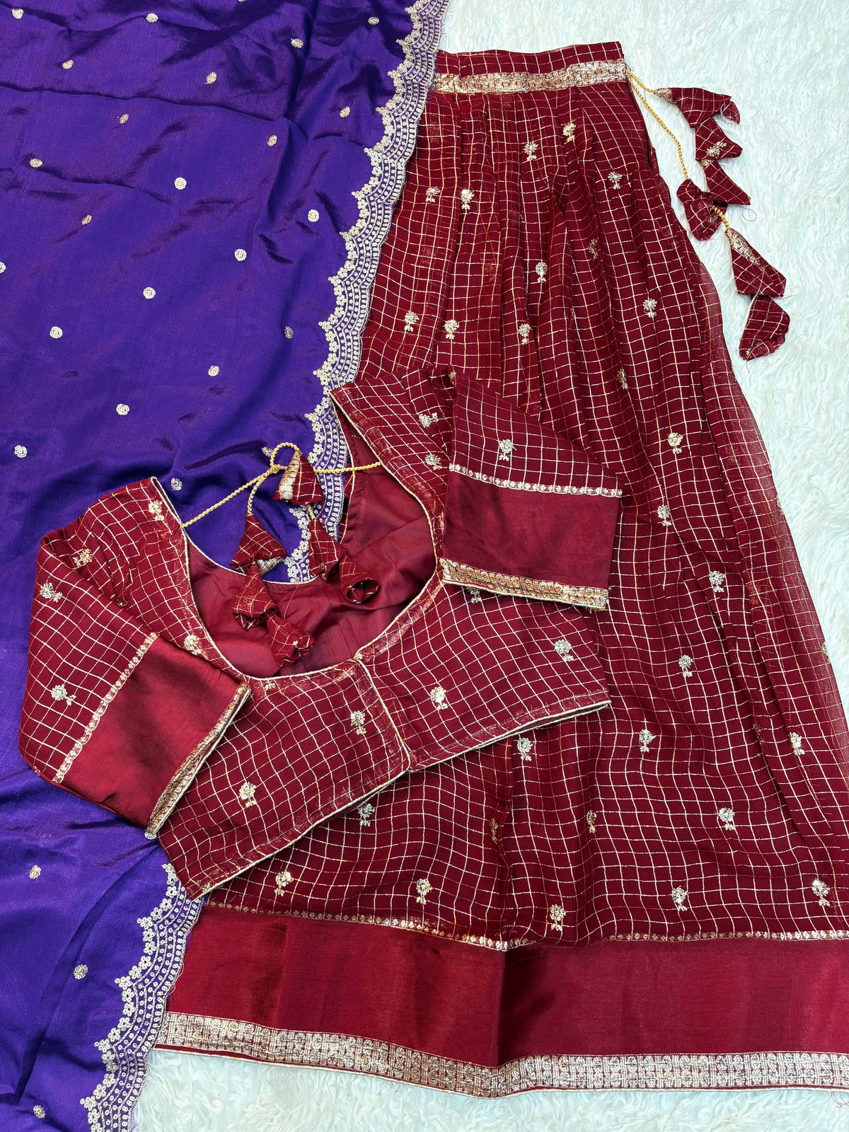 Surabhi fully stitched lehanga choli/ halfsaree