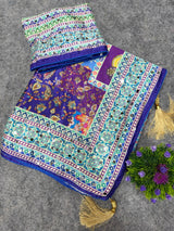 Laya celeb inspired ajrak saree budget friendly range