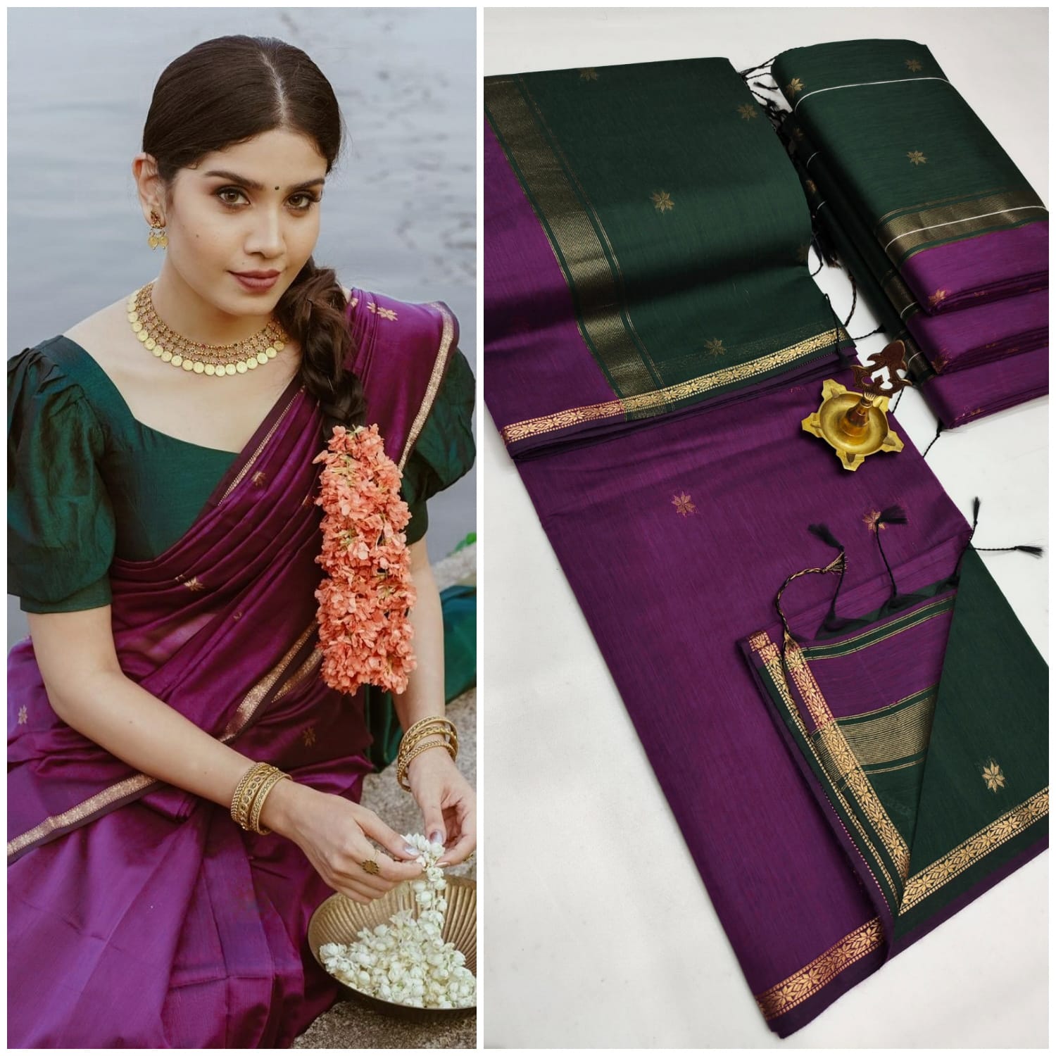 Maheswari Silk Cotton Saree