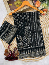 Kareena Kapoor inspired Premium georgette ajrak saree