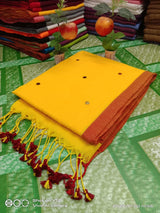 Khadi cotton gini work saree