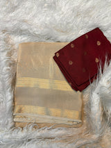 Royal mysore silk gap boarder saree