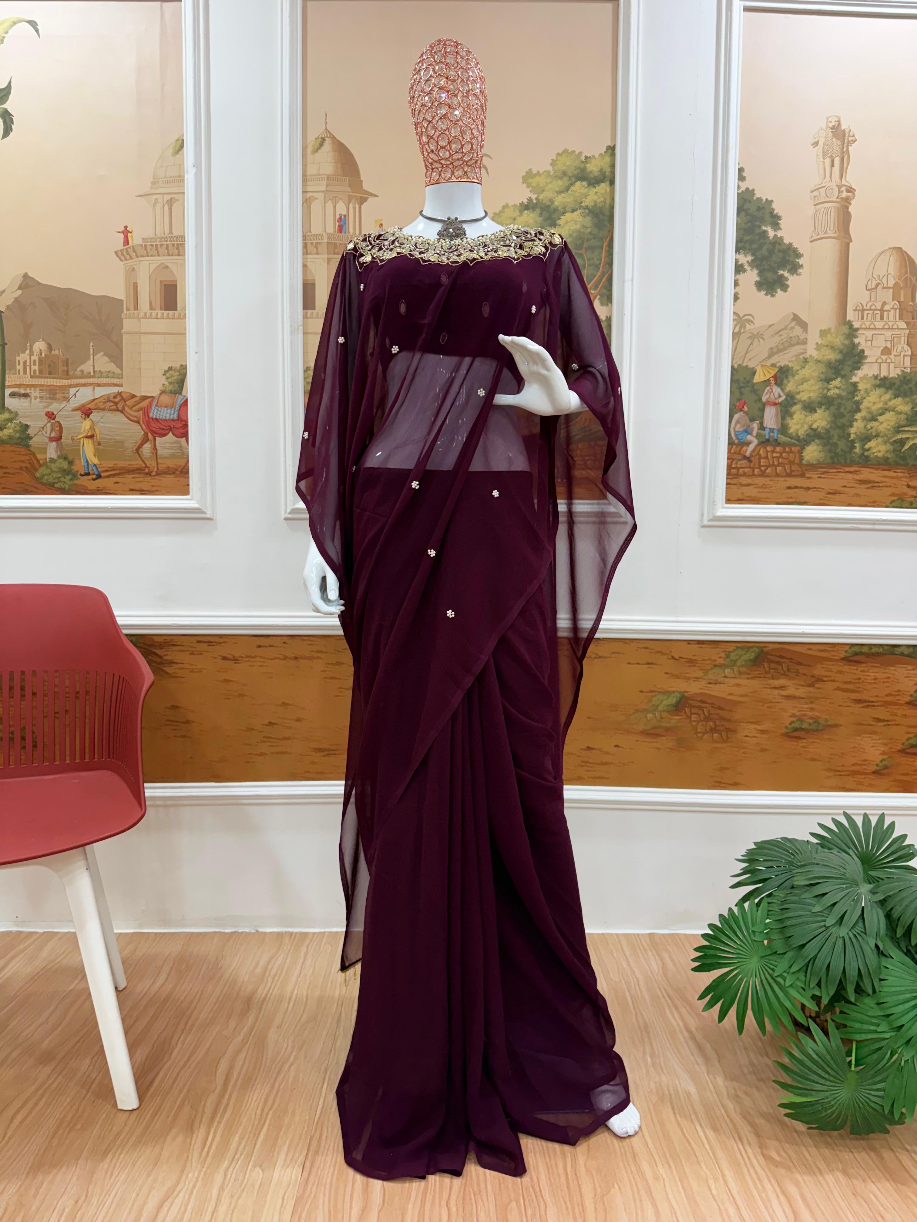 Multi Style ready to wear one minute saree