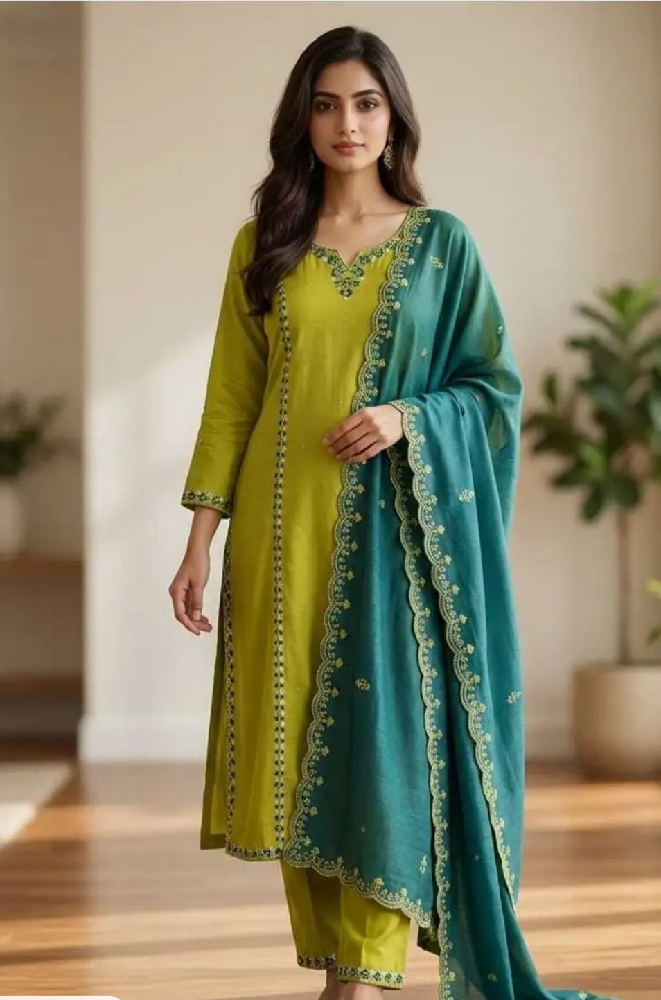 Designer 3pc kurti set