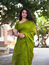 Viscose Organza saree
