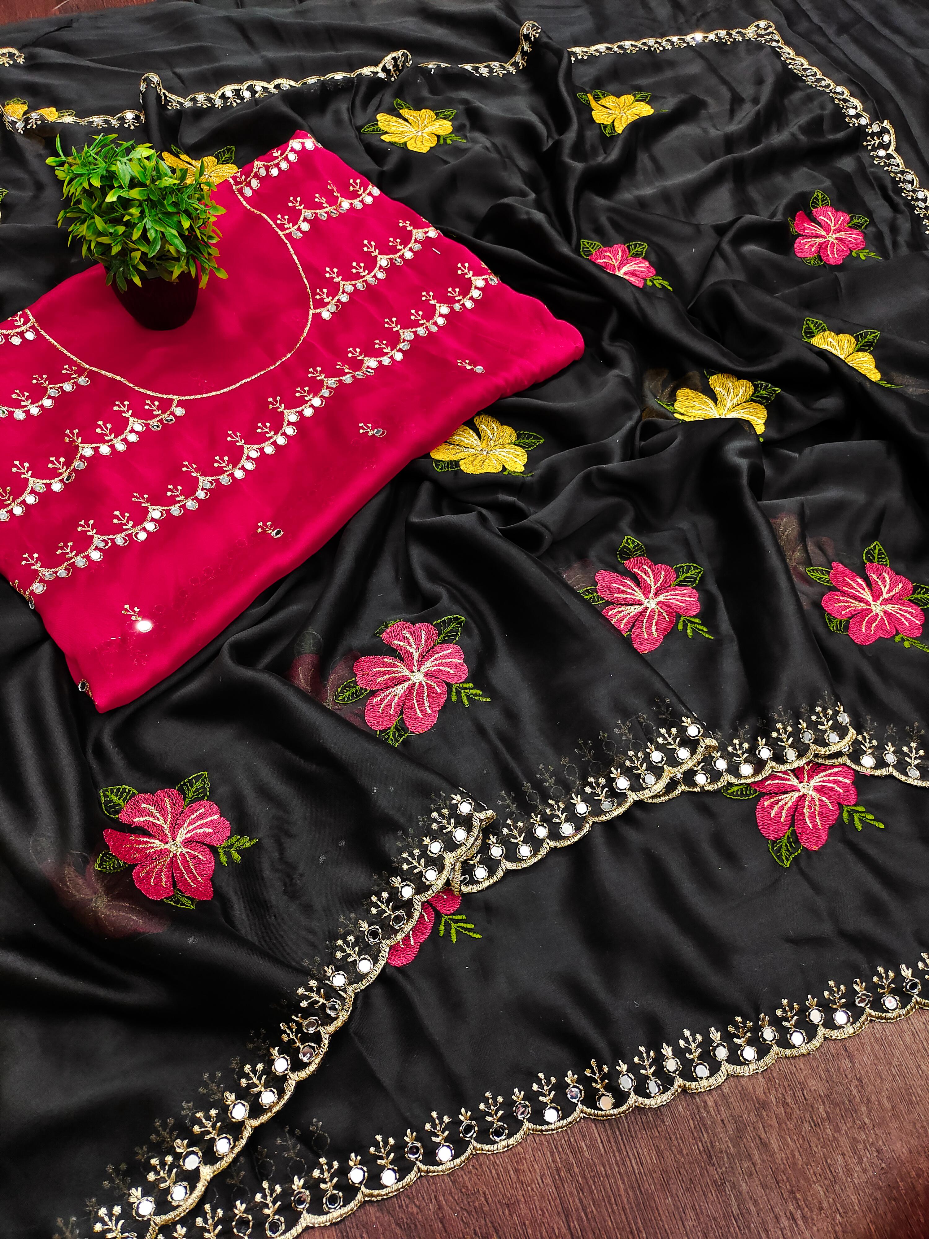 Soft rangoli silk saree