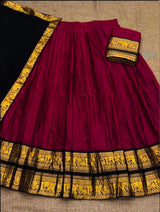 Chettinad style half sarees