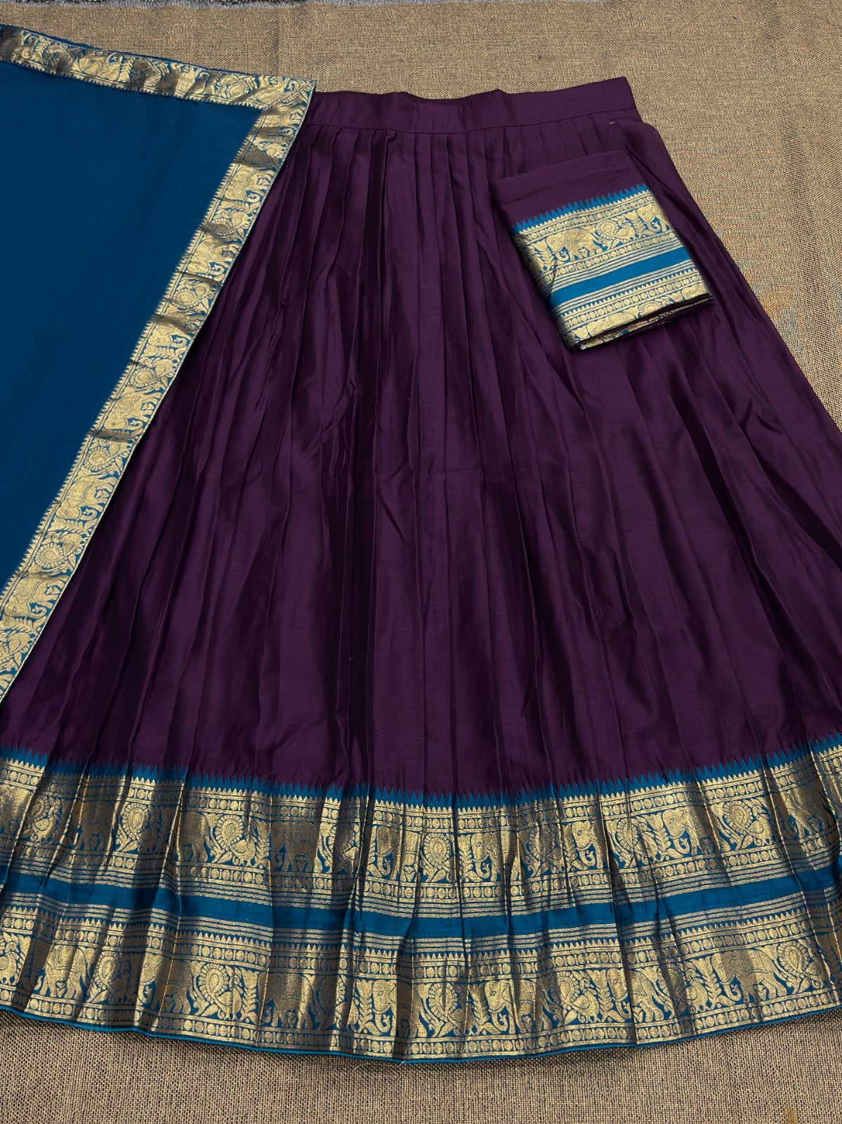 Chettinad style half sarees