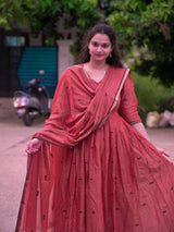 Narayanpeta buttis small boarder dress material set