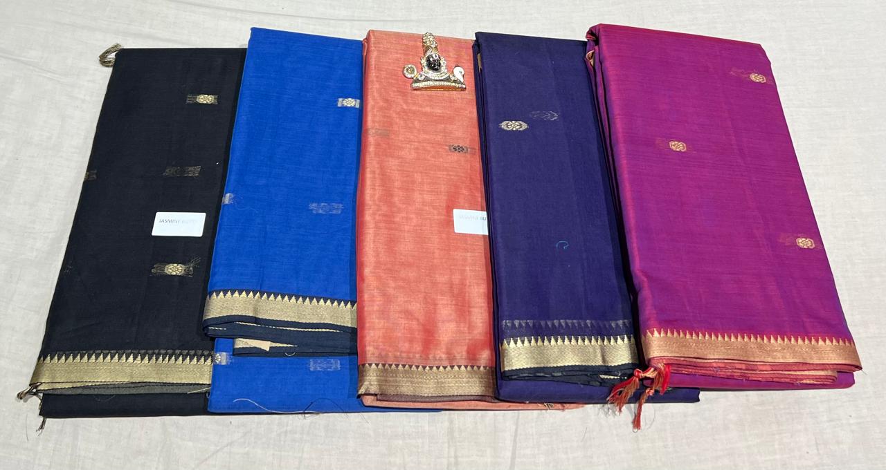 Narayanpeta Buttis temple boarder saree