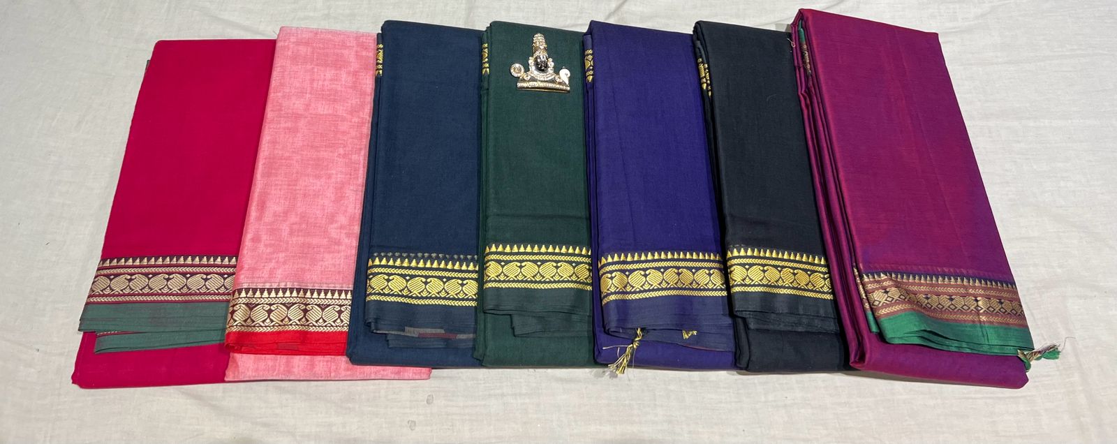 Narayanpeta mango cashew boarder saree