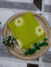 Pure Mul cotton sunflower 🌻 handpainted saree