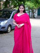 Viscose Organza saree