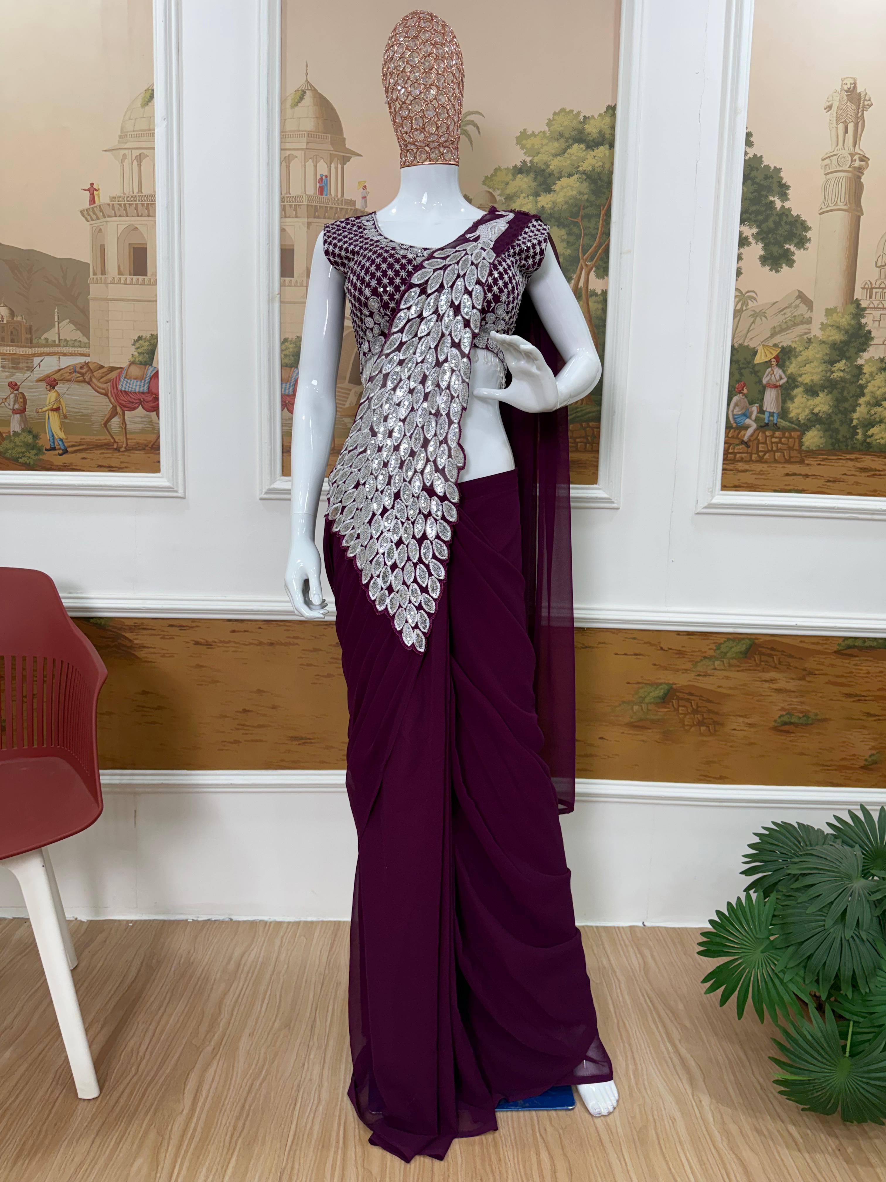 Designer Ready to wear saree