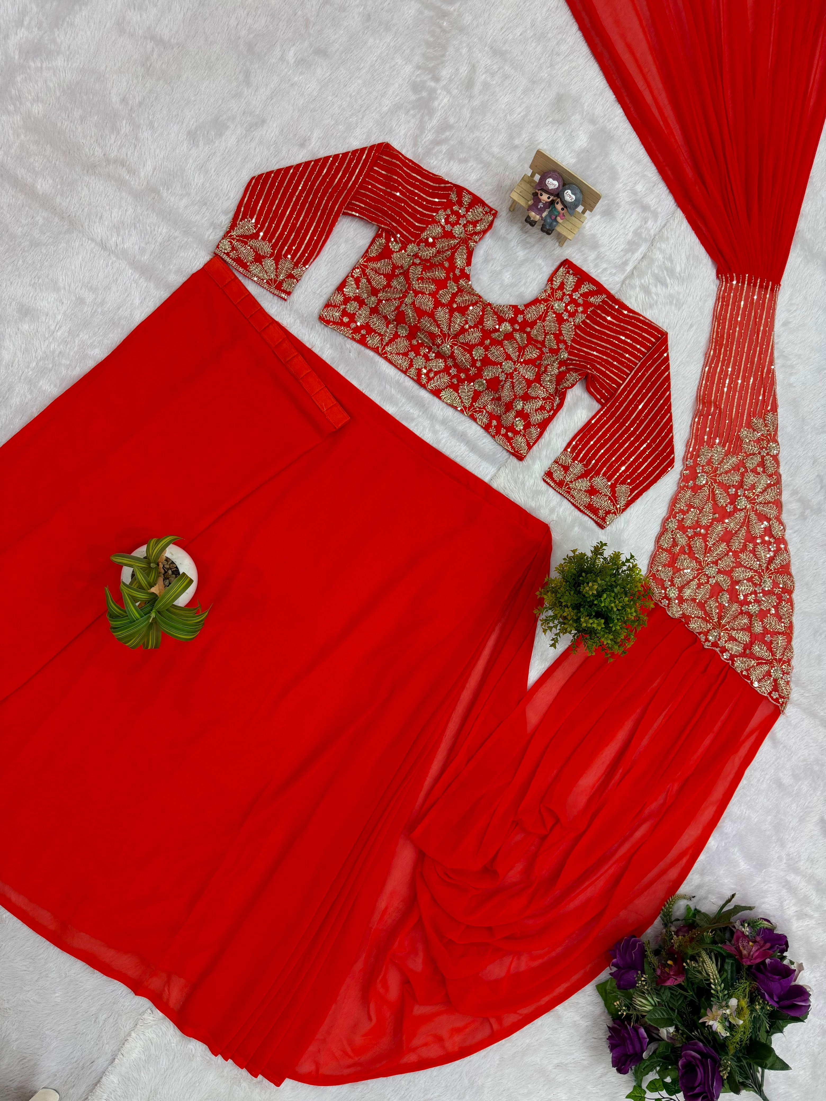 Ready to wear one minute saree