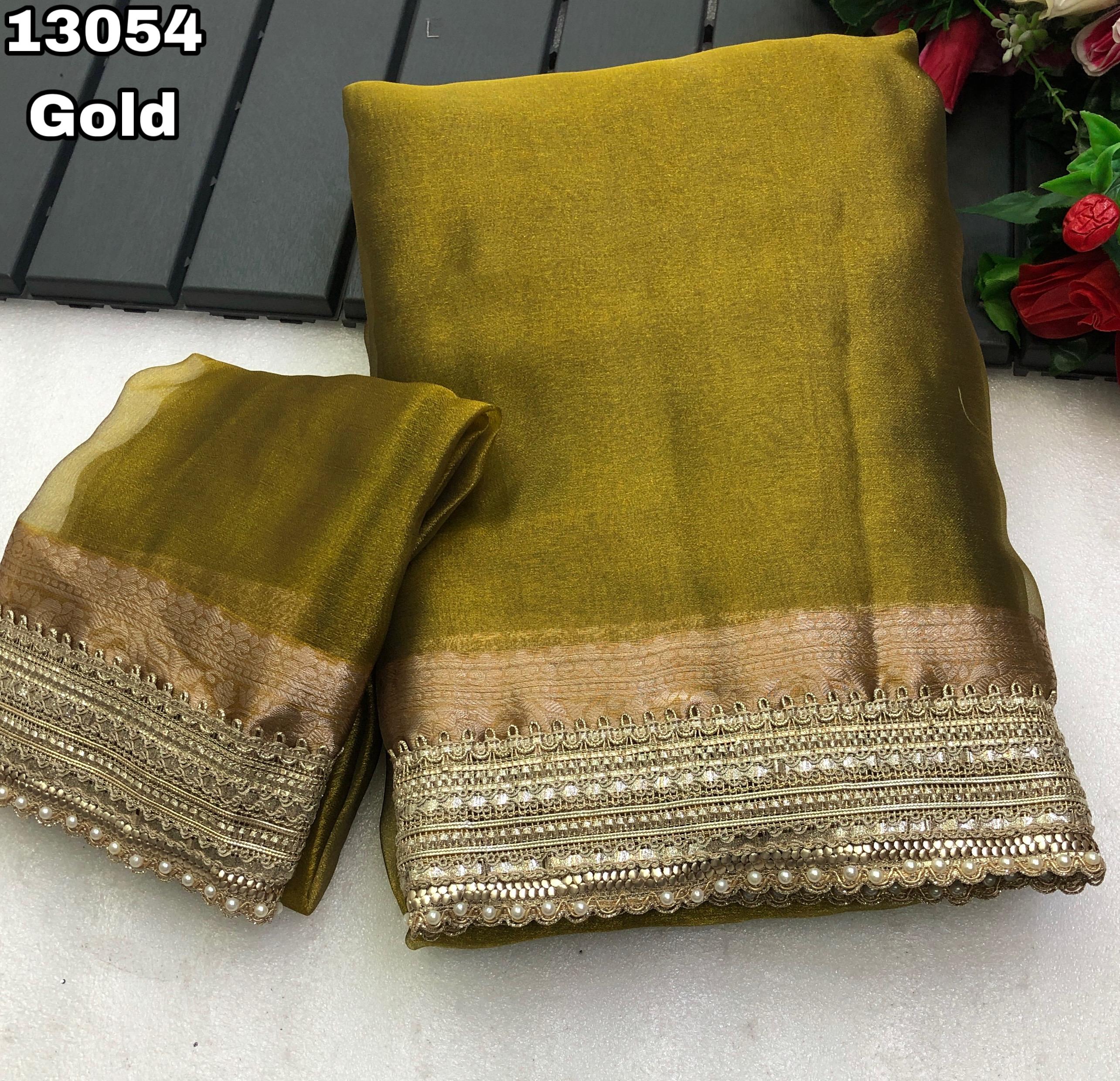 Banarasi Premium glass Tissue Silk saree