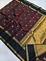 Banarasi mashroom soft silk pattu saree