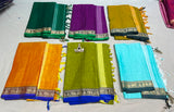 Narayanpeta Elephant Peacock Small boarder dress material