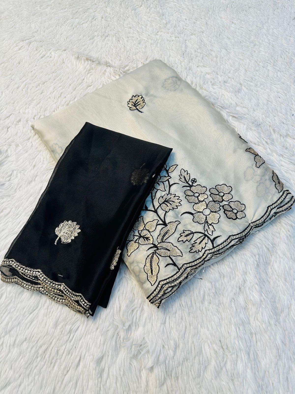 Rangoli silk heavy work saree